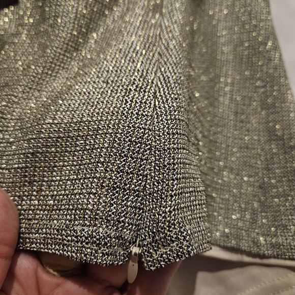 JS Collections Metallic Gold Tank Top - Picture 8 of 9